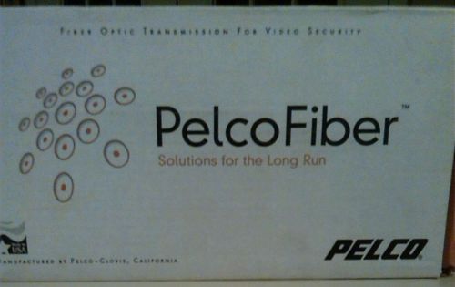 8 Channel Fiber Transmitter with Power Supply NIB Pelco FT8308