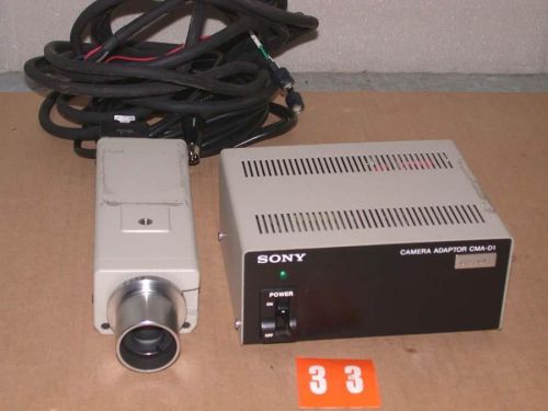 Sony DXC-151 Color Security Surveillance Video CCD/RGB &amp; Adaptor CMA-D1 Free S&amp;H