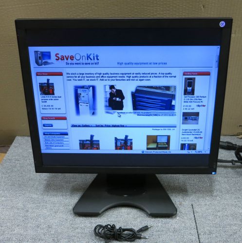 Professional Security Group PSG027 19&#034; TFT LCD CCTV Monitor with Audio In Cable