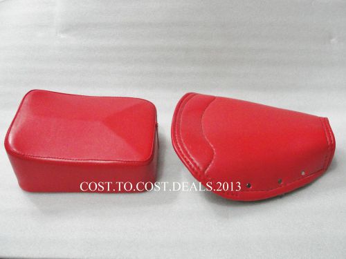 2X-Vespa Front Seat Cover Rear Seat Complete Red VBB/VBA/Super/Sprint/150/ PX