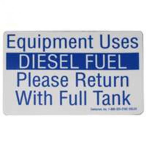 Equipment Uses Diesel Decal CENTURION INC Misc Supplies DSL23 701844124173