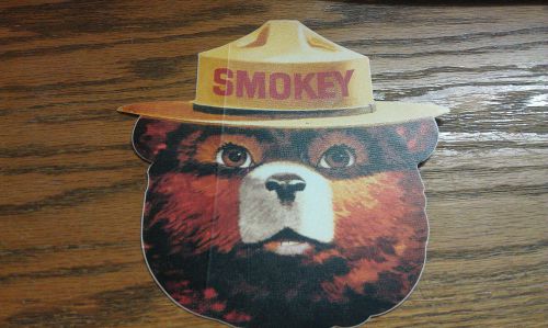 SMOKEY THE BEAR, LARGE, GOOD FOR TRUCK DOOR, 6&#034;