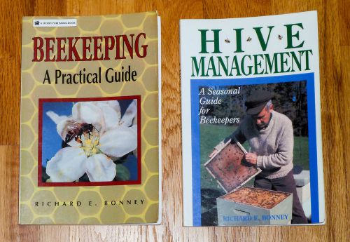 2 Beekeeping Books by Richard Bonney--A Practical Guide &amp; Hive Management