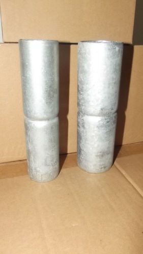 1 5/8&#034; I.D. Galvanized Top Rail Sleeve for Chain Link Fence 6 PACK