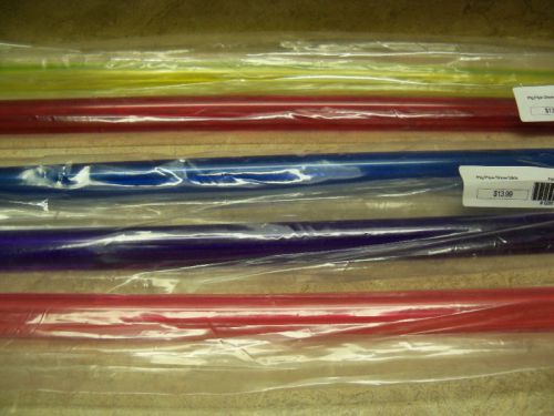 Livestock pig swine pipe show stick pink plastic hollow 36&#034; clearance for sale