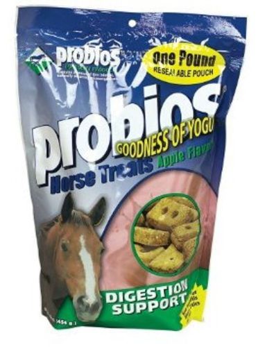 PROBIOS Horse Treat Apple Flavored 1 Pound All Natural Reward Colic Equine