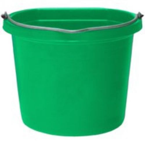 Green Flat Back Bucket 20Qt FORTEX/FORTIFLEX Feeders/Waterers 1302043