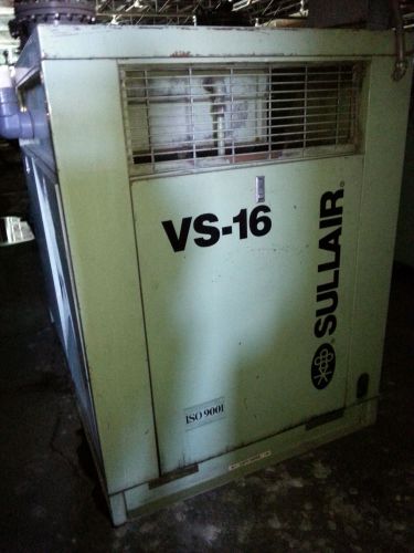 Sullair rsvs16-40ac rotary screw vacuum pump 40 hp vac. max. 29.5 for sale