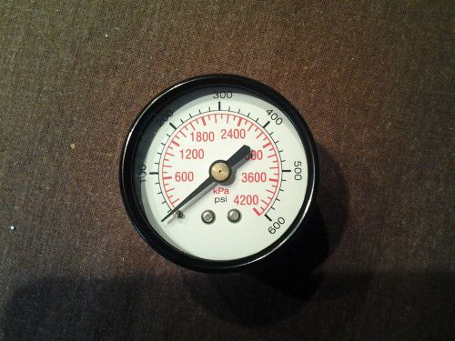 Air pressure gauge...0-600 psi...new in box...(last one!) for sale