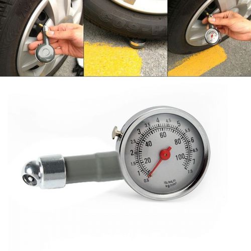 Professional Car Vehicle Tire Tyre Precision Metal Pressure Gauge Tool