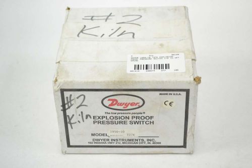 New dwyer 1950-10 t27k explosion proof pressure switch 1/2 in npt gauge b338674 for sale
