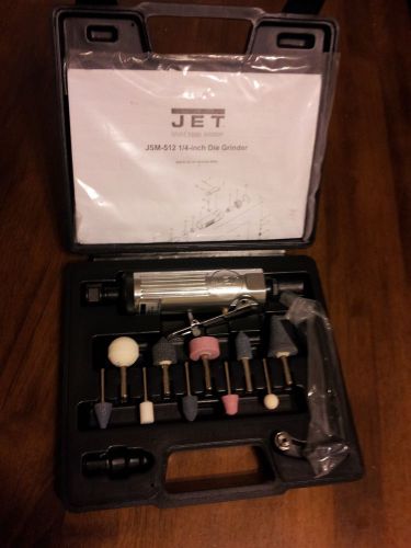 Jet jsm-512k 1/4&#034; die grinder kit w/molded case for sale