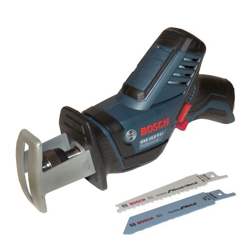 Bosch Cordless Sabre Saw GSA 10.8 V-Li SOLO Without Battery/Charger + 2x Blades