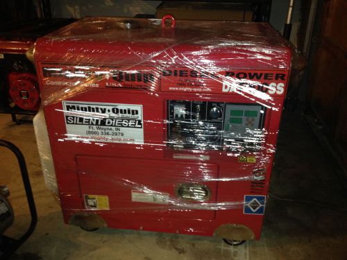 Mighty quip da7000ss super duty commercial silent diesel generator for sale