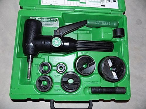 Greenlee Quick Draw 90 Hydraulic Punch Drivers Driver Set In Case 7906SB Punches