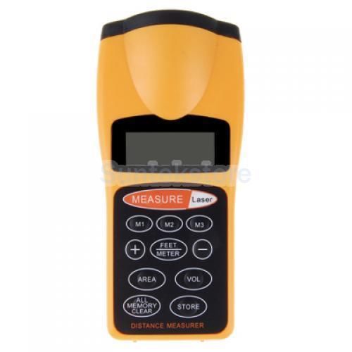 Handheld Laser Ultrasonic DISTANCE Meter Measurer Tape + AREA VOLUME Calculater
