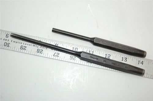 2  snap on punch set 1/4&#039;&#039; ppc108a ppc108la  aviation tool exc cond for sale
