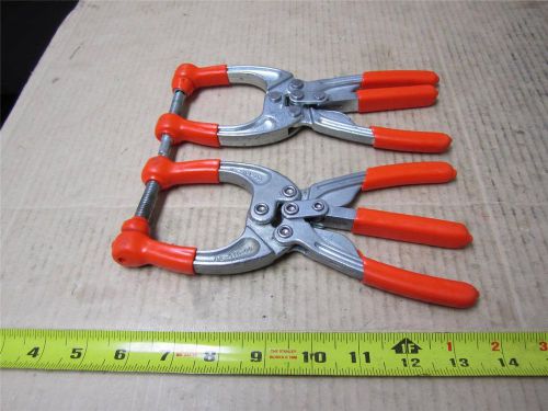 2 PC LARGE AIRCRAFT TOGGLE CLAMP PLIERS  DE- STA-CO  AIRCRAFT TOOLS MODIFIED