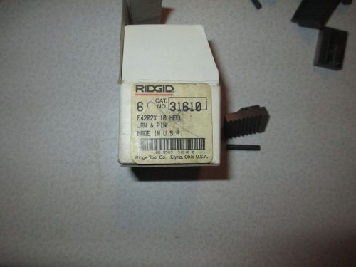 Ridgid 31610 Heel Jaw and Pin for 10&#034; Pipe Wrench (E4202X) - NEW