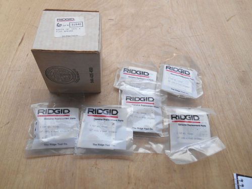 RIDGID COIL AND FLAT SPRINGS ,126&#034; , E-2674 , LOT OF 6