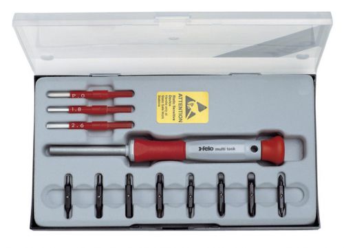 Felo 250 120 06 precision screwdriver set slotted/phillips/pozidriv/hex/torx esd for sale