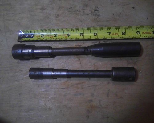 Apex long shaft swivel impact socket Pair, 9/16 and 3/4