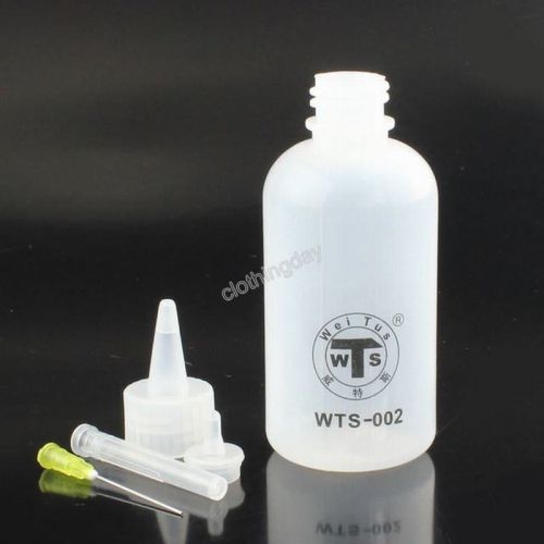 1x 100ml Needle Tip Plastic Dispensing Bottle For Liquid Alochol Oil Dispenser