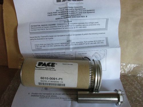 Pace thermoflo heater assembly 6010-0091-p1; st 300/325/350; 115 volts; genuine for sale