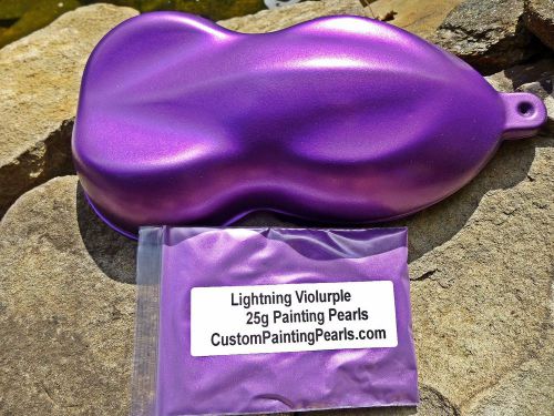 Lightning Violurple Pearl Pigment 4 Plasti Dip Black Auto Lacquer Urethane Clear