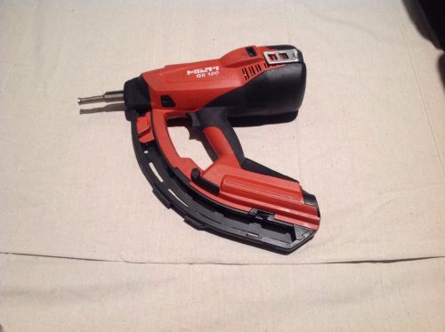 HILTI GX120 GAS ACTUATED NAIL GUN, BEEN TESTED EXCELLENT CONDITION .......