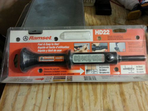 Ramset hd22 powder actuader tool for sale