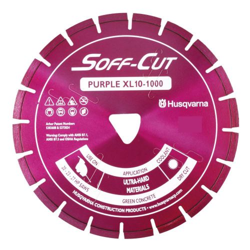 Husqvarna Diamond Blade - Soff-cut Purple XL10-1000 – 542756100