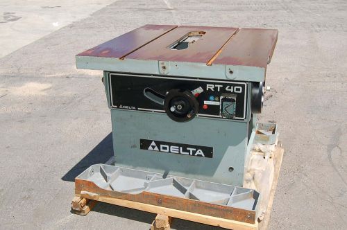 DELTA Rockwell Invicta RT-40 16&#034; TILTING ARBOR TABLE SAW (No Motor)