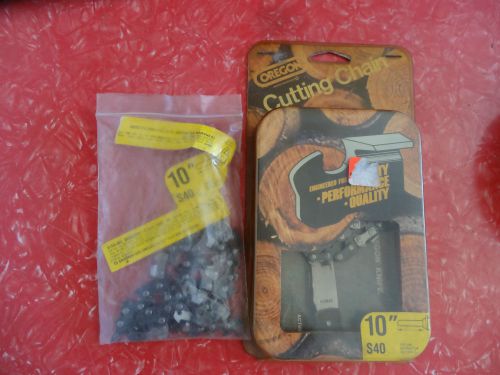 10&#034; OREGON CHAIN SAW S40 CUTTING CHAIN Lot of Two