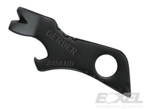 Gerber #22-01769 Shard Keychain Tool, Black, Pry Bar, Screwdriver, Bottle Opener