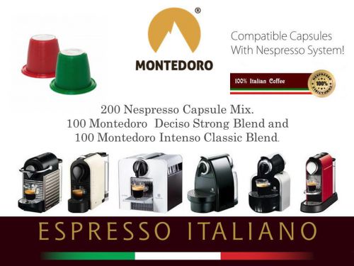200 mix blend Nespresso Capsule Compatible   (Lavazza)