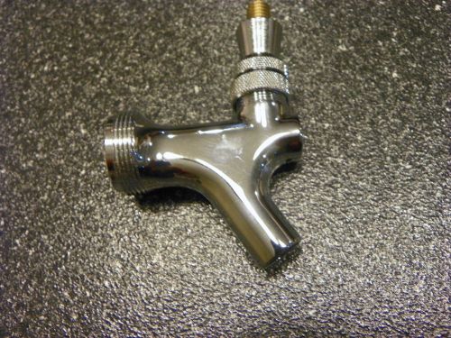 Polished chrome draft beer faucet - keg tap kegerator spout _______j for sale