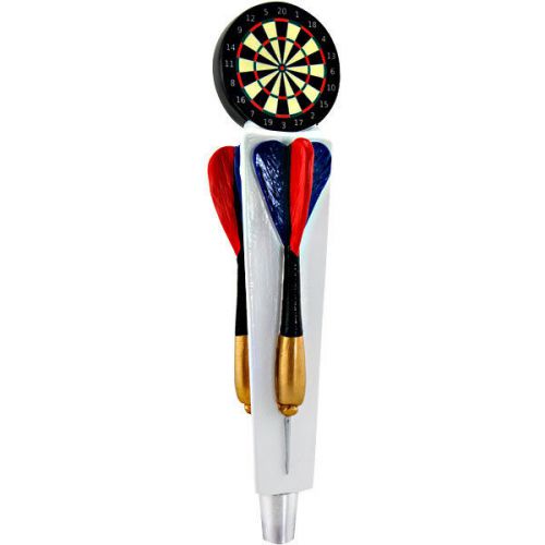 Dartboard &amp; darts tap handle - draft beer kegerator sports bar faucet lever knob for sale