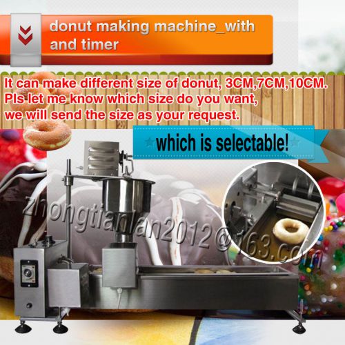 free shipping,Commercial Automatic Donut Fryer Making Machine Donut Maker