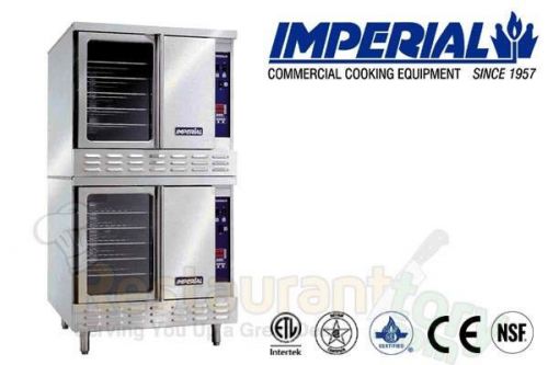 Imperial commercial convection oven standard depth natural gas model icv-2 for sale