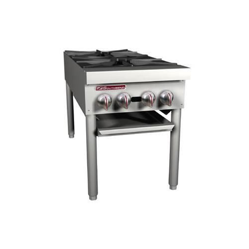 Southbend spr-2j stock pot range (2) 3-ring cast iron burners double manual c for sale