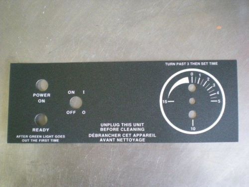 New Gold Medal 76309 - Decal, Switch Panel EMBOSS PANEL OVERLAY