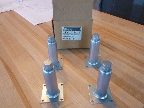 Table/Equipment 6&#034; Adjustable Steel Legs (B3900701) - Set of 4