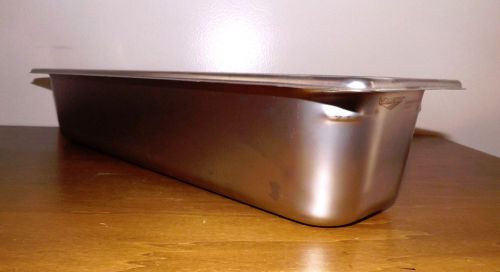 VOLLRATH SUPER PAN 3 NSF 6 QT Stainless Steel P/N 90542 Long Pan  #4