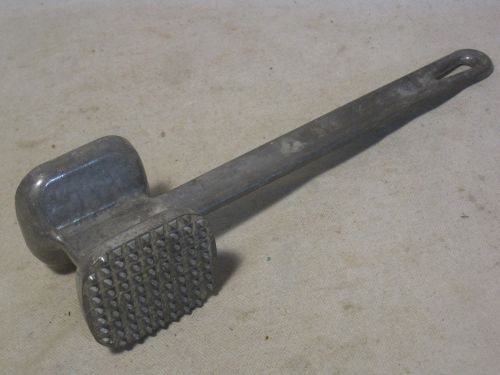 all metal meat tenderizer pounder hammer chef cook tool gadget 11&#034;