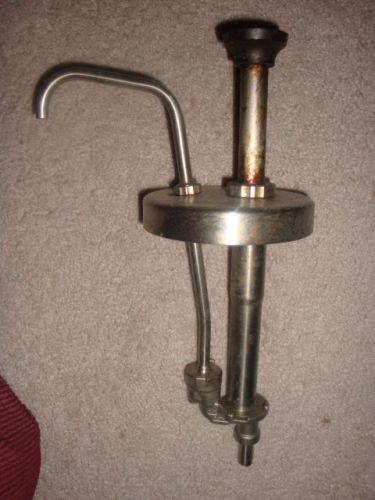 Stainless Steel Condiment Pomp