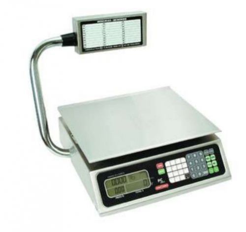 Price Computing Scale, electronic, LCD display, 80 lb, Tor-Rey Model PC-80L-T