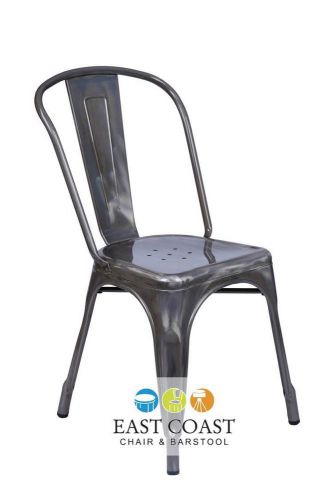 New Viktor Tolix-Style Steel Restaurant Chair