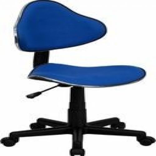 Flash Furniture BT-699-BLUE-GG Blue Fabric Ergonomic Task Chair