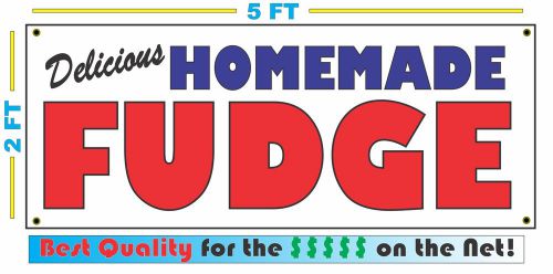 HOMEMADE FUDGE BANNER Sign NEW Larger Size Best Quality for the $$$ BAKERY